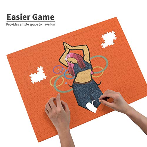 SYDIYIWL Rompecabezas de madera de 520 piezas de Hot Fitness Dance Picture Puzzle SYDIYIWL Rompecabezas de madera de 520 piezas de Hot Fitness Dance Picture Puzzle