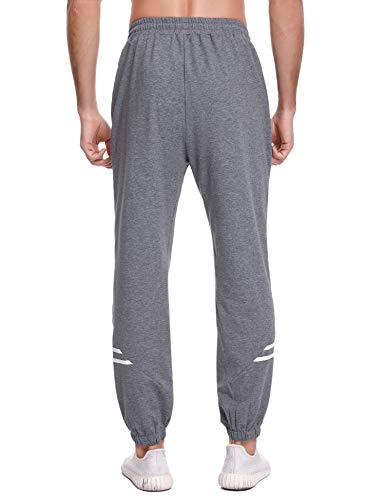 Sykooria Pantalones de Chándal de Algodón para Hombre Pantalones Deportivos Suaves para Correr Gimnasio Fitness Jogging Sykooria Pantalones de Chándal de Algodón para Hombre Pantalones Deportivos Suaves para Correr Gimnasio Fitness Jogging