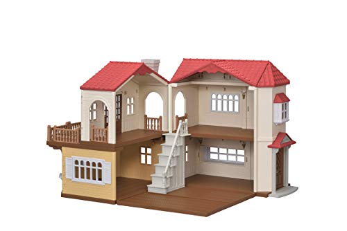 Sylvanian Families-La Grande Maison éclairée Casa con luces (EPOCH 5480), Paquete optimizado , color/modelo surtido