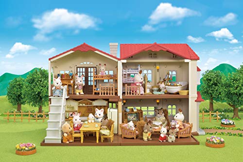 Sylvanian Families-La Grande Maison éclairée Casa con luces (EPOCH 5480), Paquete optimizado , color/modelo surtido