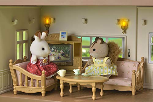 Sylvanian Families-La Grande Maison éclairée Casa con luces (EPOCH 5480), Paquete optimizado , color/modelo surtido