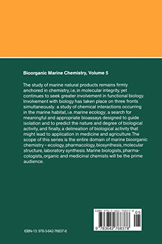 Synthesis of Marine Natural Products 1: Terpenoids: 5 (Bioorganic Marine Chemistry) Synthesis of Marine Natural Products 1: Terpenoids: 5 (Bioorganic Marine Chemistry)