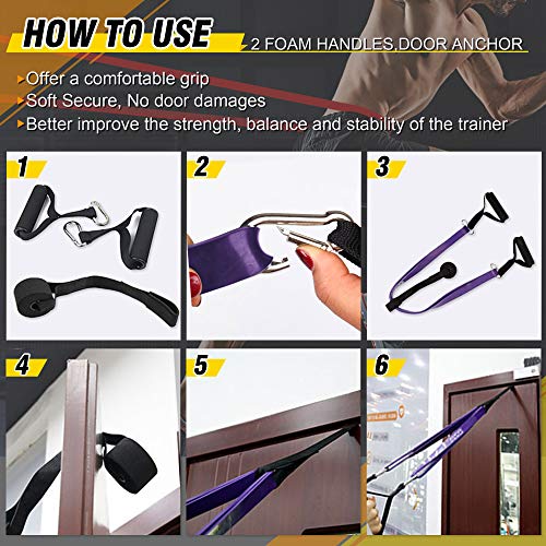 SYOSIN Banda de Resistencia, Pull Up Bands de látex Premium para Pilates, Entrenamiento, Fisioterapia, Estiramiento, Yoga, Gimnasio en casa para Hombres y Mujeres SYOSIN Banda de Resistencia, Pull Up Bands de látex Premium para Pilates, Entrenamiento, Fisioterapia, Estiramiento, Yoga, Gimnasio en casa para Hombres y Mujeres