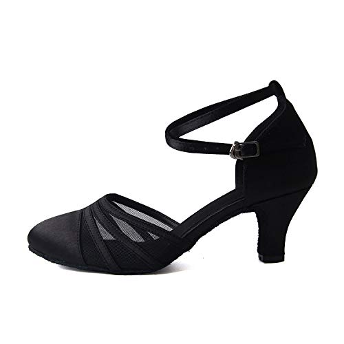 Syrads Zapatos de Baile Latino para Mujer Baile de Salón Tacón Alto Zapatos de Tango Salsa Samba Vals Syrads Zapatos de Baile Latino para Mujer Baile de Salón Tacón Alto Zapatos de Tango Salsa Samba Vals