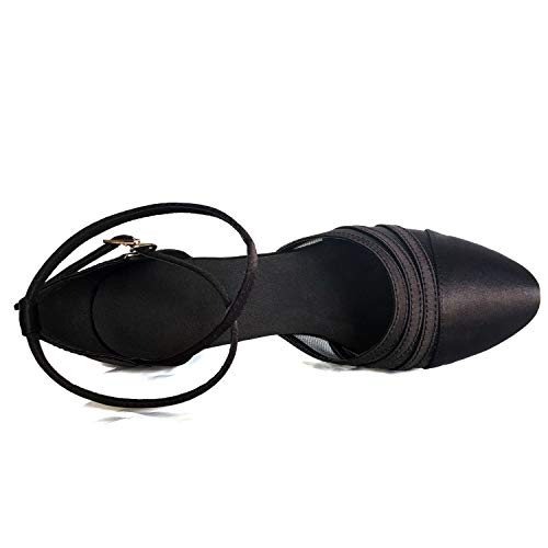 Syrads Zapatos de Baile Latino para Mujer Baile de Salón Tacón Alto Zapatos de Tango Salsa Samba Vals Syrads Zapatos de Baile Latino para Mujer Baile de Salón Tacón Alto Zapatos de Tango Salsa Samba Vals