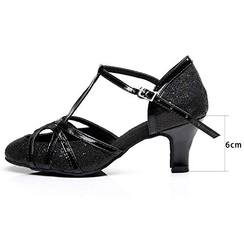 Syrads Zapatos de Baile Latino para Mujer Salsa Moderna Samba Tango Zapatos de Baile de Salón Syrads Zapatos de Baile Latino para Mujer Salsa Moderna Samba Tango Zapatos de Baile de Salón