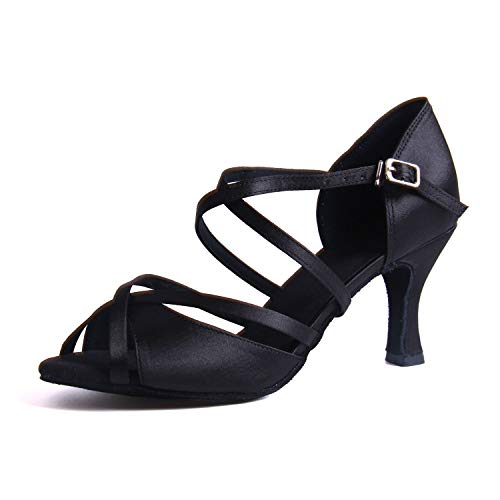Syrads Zapatos de Baile Latino para Mujer Salsa Tango Bachata Vals Zapatos de Baile de Salón Suela Blanda 1010 Syrads Zapatos de Baile Latino para Mujer Salsa Tango Bachata Vals Zapatos de Baile de Salón Suela Blanda 1010