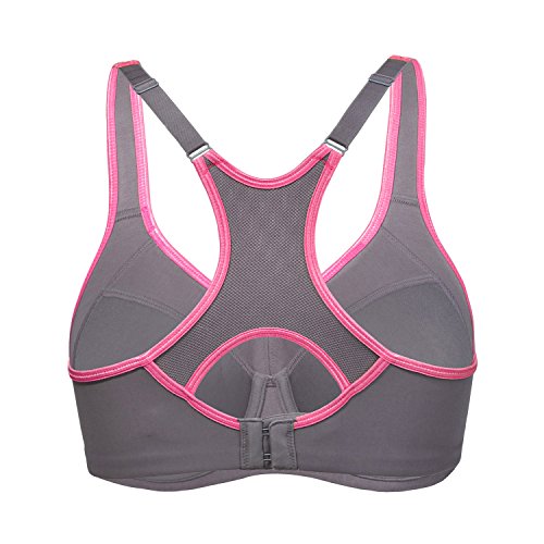 SYROKAN - Sujetador Deportivo de Alto Impacto con Aros y Fina Espuma para Mujer Multicolor #2 ES:105C (EU 90C) SYROKAN - Sujetador Deportivo de Alto Impacto con Aros y Fina Espuma para Mujer Multicolor #2 ES:105C (EU 90C)