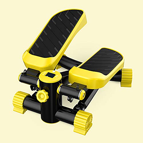 SYTH Equipo Ajustable del Ejercicio de la Escalera de la máquina del Paso Mini con Bandas de Resistencia, Amarillo SYTH Equipo Ajustable del Ejercicio de la Escalera de la máquina del Paso Mini con Bandas de Resistencia, Amarillo