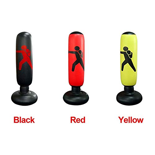 SYXX Freestyle boxeo saco de arena Rack, la bolsa de arena de los niños inflable, Vertical boxeo Vaso inflable bolsa de arena, de alto nivel inflable bolsa con densamente Base, puede rebotar autoporta SYXX Freestyle boxeo saco de arena Rack, la bolsa de arena de los niños inflable, Vertical boxeo Vaso inflable bolsa de arena, de alto nivel inflable bolsa con densamente Base, puede rebotar autoporta