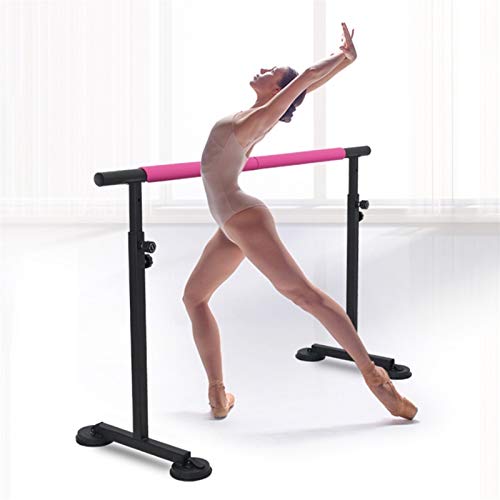 SZJ Barra de Ballet,Barra de Ballet para niños Adultos Ballet Barre Bar Portátil 1.5M Altura Ajustable Profesional Baile de Estiramiento Ballet