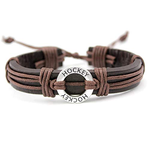 SZNES Pulsera Calistenia Pulseras De Cuero Mujer Hombre Unisex