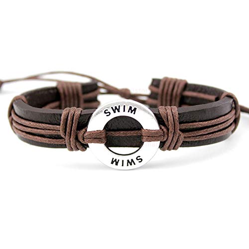 SZNES Pulsera Calistenia Pulseras De Cuero Mujer Hombre Unisex