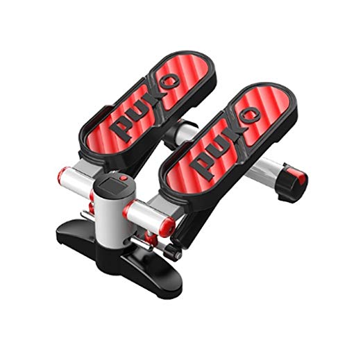 T-Day Stepper Máquinas de Step Aerobic Mini de Pasos LED, Escalera aparatos de Gimnasia, Ajustable Resistencia, con expansor, velocímetro y el Contador de Paso