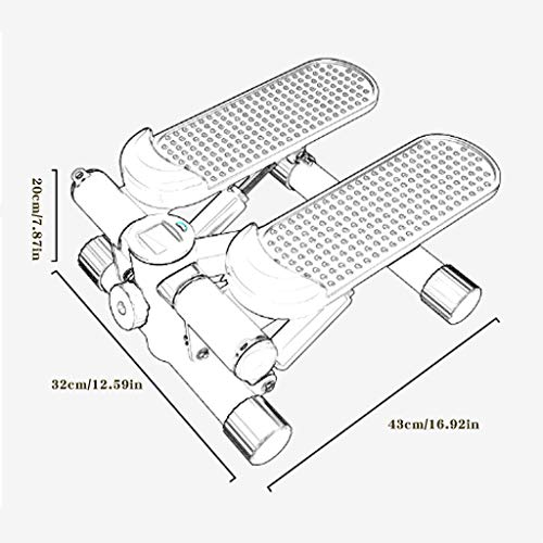 T-Day Stepper Máquinas de Step Bandas de Pasos Arriba-Abajo Paso a Paso for Principiantes y usuarios avanzados pequeño y Compacto, Equipos de Gimnasio casa