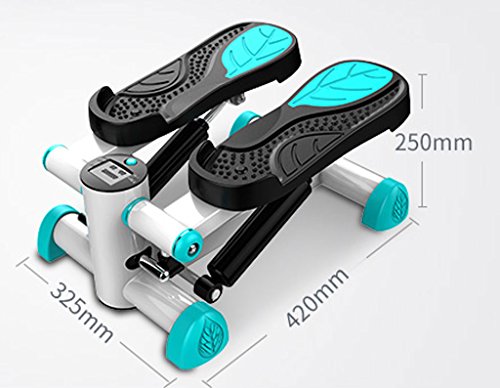 T-Day Stepper Máquinas de Step Máquina de Adelgazamiento silenciosa casera de Stepper in situ Equipo de la Aptitud del Ejercicio Mini Stepping Machine Stovepipe, 2 en 1 Dual Stepper de Ejercicio