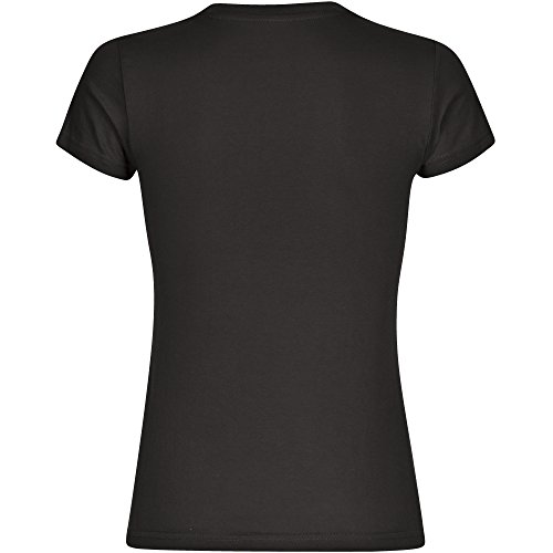 T-Shirt cuello redondo camiseta de manga corta para mujer unaexperta Biathlon bici tallas de la S a 2XL Negro negro Talla:xx-large