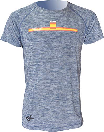 T-Shirt EKEKO TEIDE - Spanien. Wettkampf-T-Shirt, weich, atmungsaktiv und Leicht. Perfekt FÜR IHRE LIEBLINGSPORT Laufen, Tennis, Fitness, Gym, Crossfit UND ETC. (S)