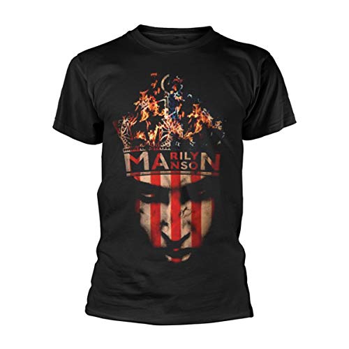 T-Shirt # M Black Unisex # Crown