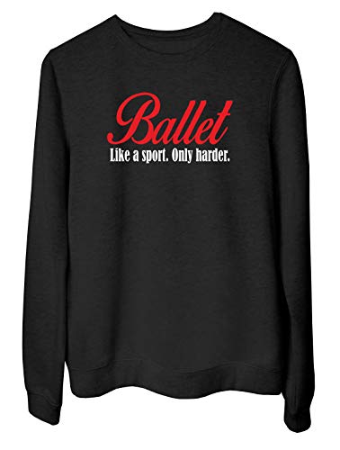 T-Shirtshock Sudadera para Las Mujeras Negro GEN0531 Ballet