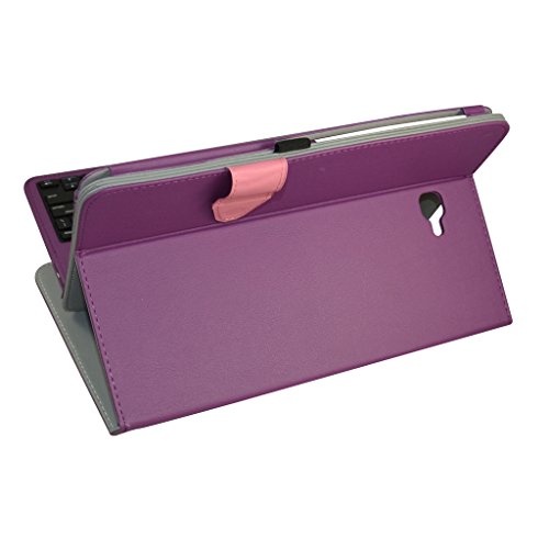 TAB A 10.1 2016 Bluetooth teclado Funda,Mama Mouth DETACHABLE Bluetooth teclado teclado (teclado QWERTY formato inglés) PU Cuero Con Soporte Funda Caso Case para 10.1" SAMSUNG GALAXY TAB A 10.1 T580N T585N Android Tablet 2016,Púrpura TAB A 10.1 2016 Bluetooth teclado Funda,Mama Mouth DETACHABLE Bluetooth teclado teclado (teclado QWERTY formato inglés) PU Cuero Con Soporte Funda Caso Case para 10.1" SAMSUNG GALAXY TAB A 10.1 T580N T585N Android Tablet 2016,Púrpura