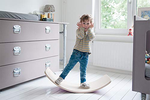 Tabla curva Wobbel board original con fieltro mostaza Tabla curva Wobbel board original con fieltro mostaza