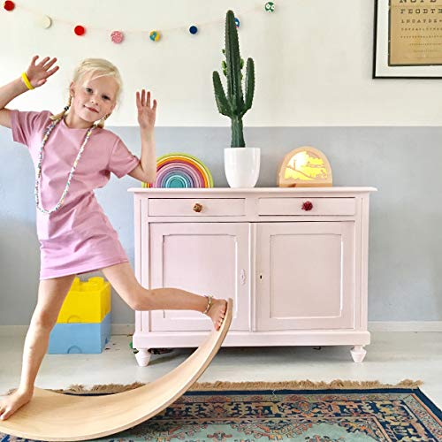 Tabla curva Wobbel board original con fieltro mostaza Tabla curva Wobbel board original con fieltro mostaza