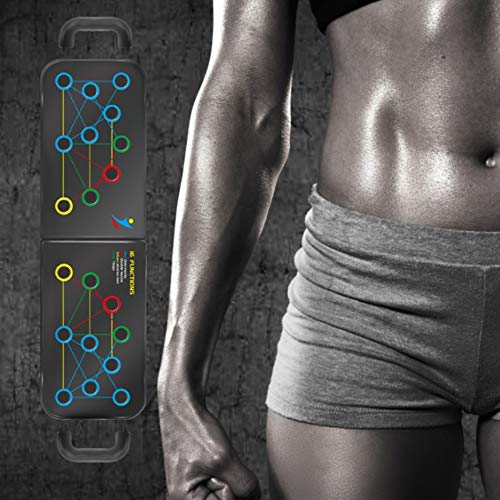 Tabla de empuje de actualización 16 en 1, soporte empuje plegable para entrenamientos de cuerpo completo, herramientas de equipo de ejercicio físico para hombres y mujeres para culturismo (Potenciar) Tabla de empuje de actualización 16 en 1, soporte empuje plegable para entrenamientos de cuerpo completo, herramientas de equipo de ejercicio físico para hombres y mujeres para culturismo (Potenciar)