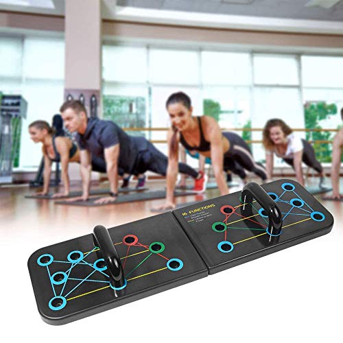 Tabla de empuje de actualización 16 en 1, soporte empuje plegable para entrenamientos de cuerpo completo, herramientas de equipo de ejercicio físico para hombres y mujeres para culturismo (Potenciar) Tabla de empuje de actualización 16 en 1, soporte empuje plegable para entrenamientos de cuerpo completo, herramientas de equipo de ejercicio físico para hombres y mujeres para culturismo (Potenciar)