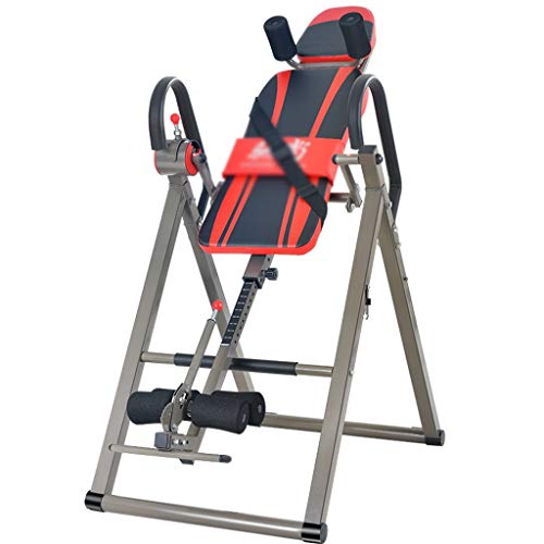 Tabla De Inversión, Mesa De Inversión con Reposacabezas Y Cinturón Protector Ajustable Alturas Ajustables 131cm-190cm para Terapia De Alivio del Dolor Carga 100KG