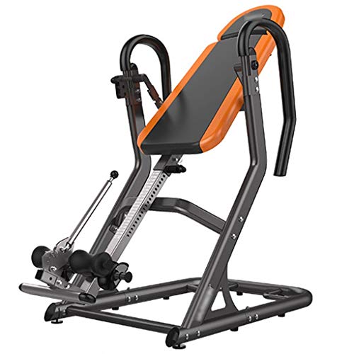 Tabla De Inversion Tabla De Gravedad Invertida Puede Soportar 220 Libras Máquina De Parada De Manos Adecuado Para 147-196 Cm Tratar El Dolor De Espalda Tres Ángulos Ajustables ( Color : Orange )