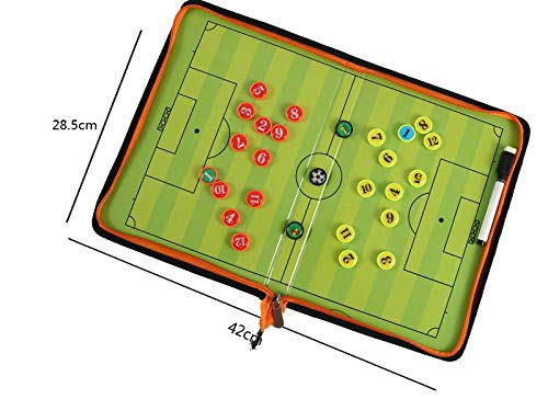 Tablero de Tácticas de Fútbol, CompraFun Coaches Tablero de Fútbol Táctico, Tablero de Entrenamiento Táctico Borrable, Tablero de Entrenamiento de Fútbol Táctico Portátil con Clip Táctil Tablero de Tácticas de Fútbol, CompraFun Coaches Tablero de Fútbol Táctico, Tablero de Entrenamiento Táctico Borrable, Tablero de Entrenamiento de Fútbol Táctico Portátil con Clip Táctil