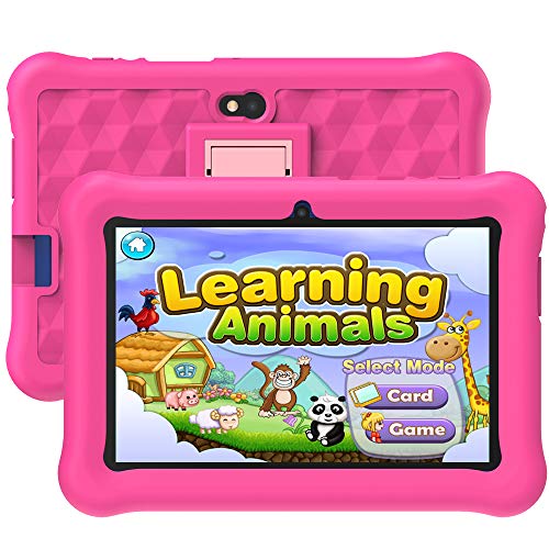 Tablet Niños con WiFi 7 Pulgadas 2GB RAM+32GB ROM Tableta Infantil Android 6.0 Juegos Educativos y Kid-Proof Funda.