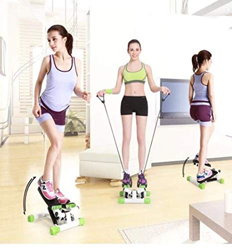 Tabuji Máquina Step Step, Máquina De Ejercicios Aeróbicos, Máquina Stepper Mini Stepper con Stepper Ajustable, Pedales Grandes Antideslizantes para Máquinas De Ejercicios Y Pantalla LCD