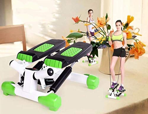 Tabuji Máquina Step Step, Máquina De Ejercicios Aeróbicos, Máquina Stepper Mini Stepper con Stepper Ajustable, Pedales Grandes Antideslizantes para Máquinas De Ejercicios Y Pantalla LCD