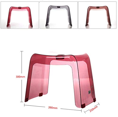 Taburete De PlÔstico Taburete De Escalonamiento Impermeable, Individual para Niños Baño De Anciano Ducha Antideslizante Multifunción (Rojo, Gris, Marrón),Pink Taburete De PlÔstico Taburete De Escalonamiento Impermeable, Individual para Niños Baño De Anciano Ducha Antideslizante Multifunción (Rojo, Gris, Marrón),Pink