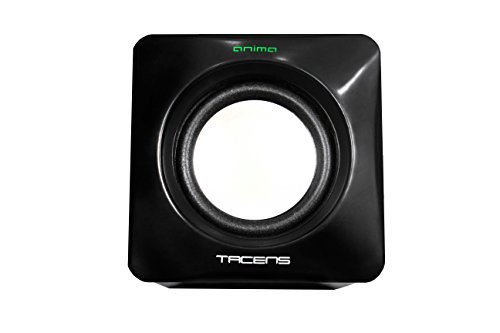 Tacens Anima AS1 - Altavoces para ordenador (8W, sistema de canal 2.0, alimentación por USB, conexión Jack 3.5mm, tamaño reducido) color negro