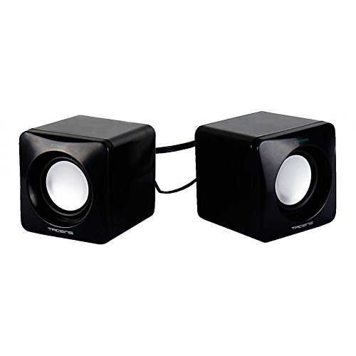 Tacens Anima AS1 - Altavoces para ordenador (8W, sistema de canal 2.0, alimentación por USB, conexión Jack 3.5mm, tamaño reducido) color negro Tacens Anima AS1 - Altavoces para ordenador (8W, sistema de canal 2.0, alimentación por USB, conexión Jack 3.5mm, tamaño reducido) color negro