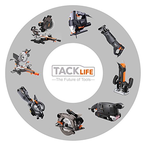 TACKLIFE Bandas de Lija, 10PCS 75x457mm Papeles de Lija, Banda Abrasiva 2x40/60/80/120/180 Granos, Lijadora de Banda ASB01A TACKLIFE Bandas de Lija, 10PCS 75x457mm Papeles de Lija, Banda Abrasiva 2x40/60/80/120/180 Granos, Lijadora de Banda ASB01A