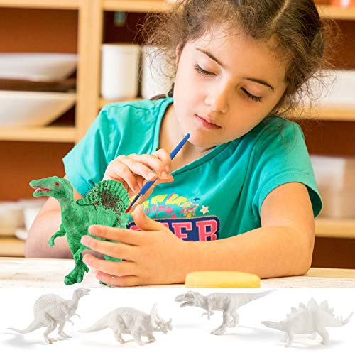 Tacobear Dinosaurio Pintar Juegos para Niños Dinosaurio Figuras para Pintar Manualidades Pintar Creativo DIY Dinosaurio Navidad Regalos Manualidades para Niños