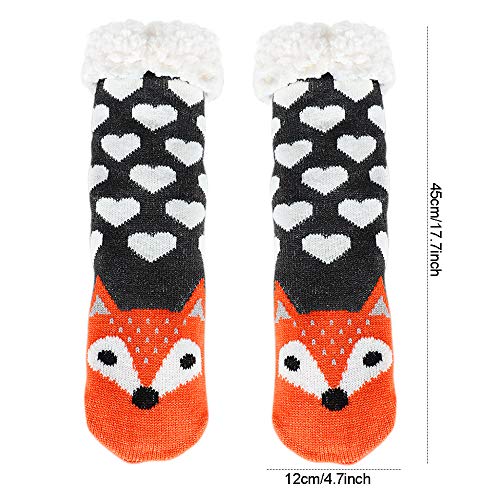 Tacobear Mujeres Gruesos lana calcetines de piso casa abrigados animal calcetines de mujeres antideslizantes calcetines de alfombra Zapatillas de casa para Mujer Tacobear Mujeres Gruesos lana calcetines de piso casa abrigados animal calcetines de mujeres antideslizantes calcetines de alfombra Zapatillas de casa para Mujer