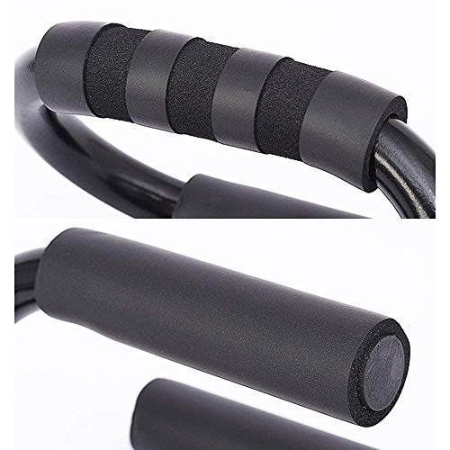 Tadpolez Empuje hacia Arriba Barras,2 Piezas Push Up Bars en Forma De S de Acero Inoxidable Barras De Empuje para Entrenamiento De Fuerza Muscular para Entrenamiento Físico De Gimnasio En Casa