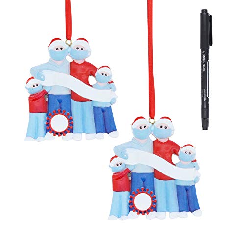TAECOOOL Juego de 2 adornos de Navidad 2020 con una pluma estilogrƔfica, se utiliza para decorar el Ɣrbol de Navidad o el hogar, un buen regalo para los niƱos de la familia (serie 9). TAECOOOL Juego de 2 adornos de Navidad 2020 con una pluma estilogrƔfica, se utiliza para decorar el Ɣrbol de Navidad o el hogar, un buen regalo para los niƱos de la familia (serie 9).