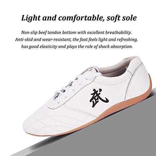 Taekwondo zapatos hombres artes marciales de la zapatilla de deporte del boxeo Karate Kung Fu Tai Chi ligero y transpirable de fondo plano zapatos de entrenamiento de interior for hombres, mujeres niñ