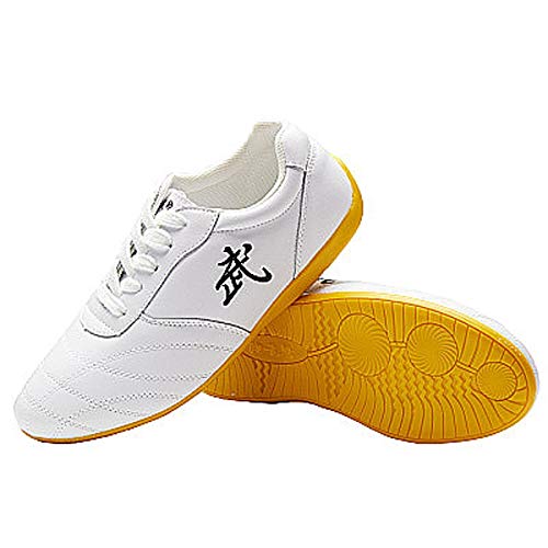 Taekwondo zapatos niños artes marciales de la zapatilla de deporte del boxeo Karate Kung Fu Tai Chi ligero y transpirable de fondo plano zapatos de entrenamiento for los hombres de las mujeres unisex