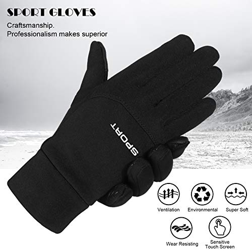 TAGVO Guantes Deportivos De Invierno Guantes De Ciclismo Antideslizantes Impermeables y a Prueba De Viento Guantes De Trabajo Al Aire Libre Guantes Portátiles para Correr Ajuste Ceñido Super Grip TAGVO Guantes Deportivos De Invierno Guantes De Ciclismo Antideslizantes Impermeables y a Prueba De Viento Guantes De Trabajo Al Aire Libre Guantes Portátiles para Correr Ajuste Ceñido Super Grip