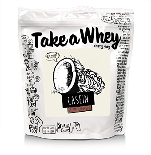 Take-A-Whey Batido de Proteína de Caseína Micelar Todos los Días, Coco 750 g