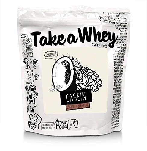 Take-A-Whey Batido de Proteína de Caseína Micelar Todos los Días, Coco 750 g Take-A-Whey Batido de Proteína de Caseína Micelar Todos los Días, Coco 750 g