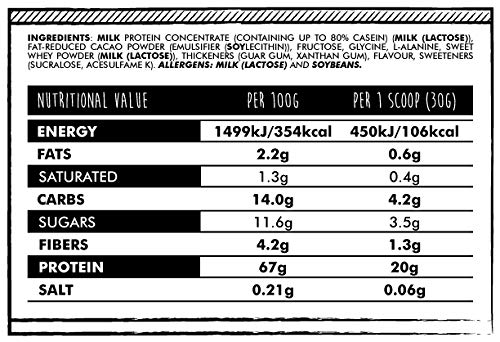 Take-A-Whey Batido de Proteína de Caseína Micelar Todos los Días, Natural 750 g