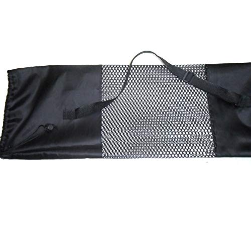 takestop® Bolsa Bolsa de transporte Negro para esterilla Yoga Pilates con Correas ajustables ajustable para hombre mujer Portátil en Lienzo